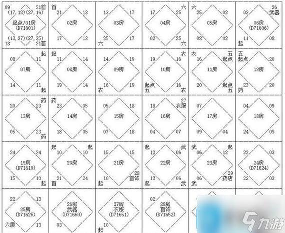 传奇石墓阵29个房间图解