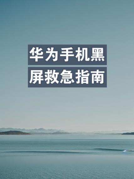 手机黑屏怎么恢复正常华为