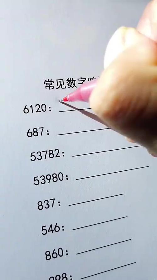 比较高级的暗号数字